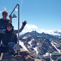 Summit of 3133 meters high Pizzo Filone